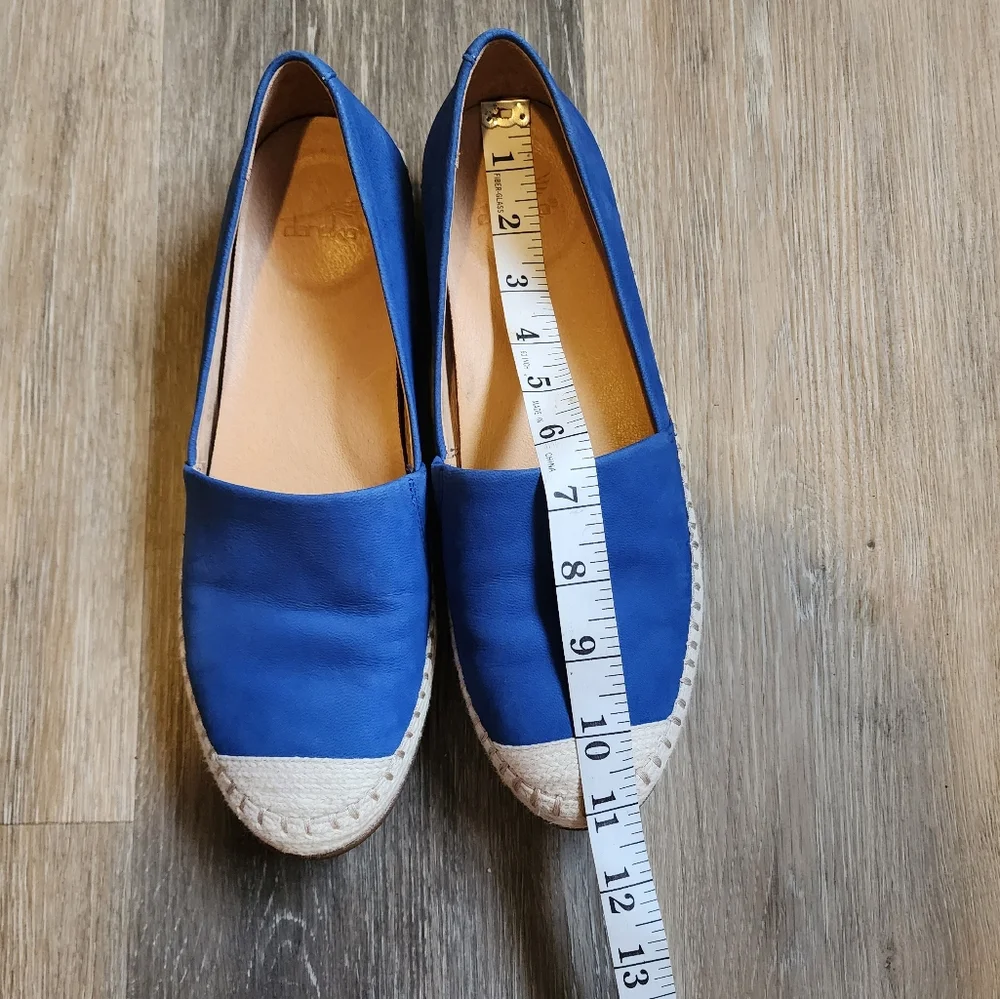 DANSKO LEATHER ESPADRILLES SLIP-ONS